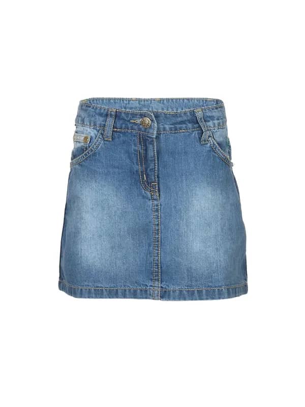 Palm Tree Kids Girls Sp Jema Skt Blue Skirts