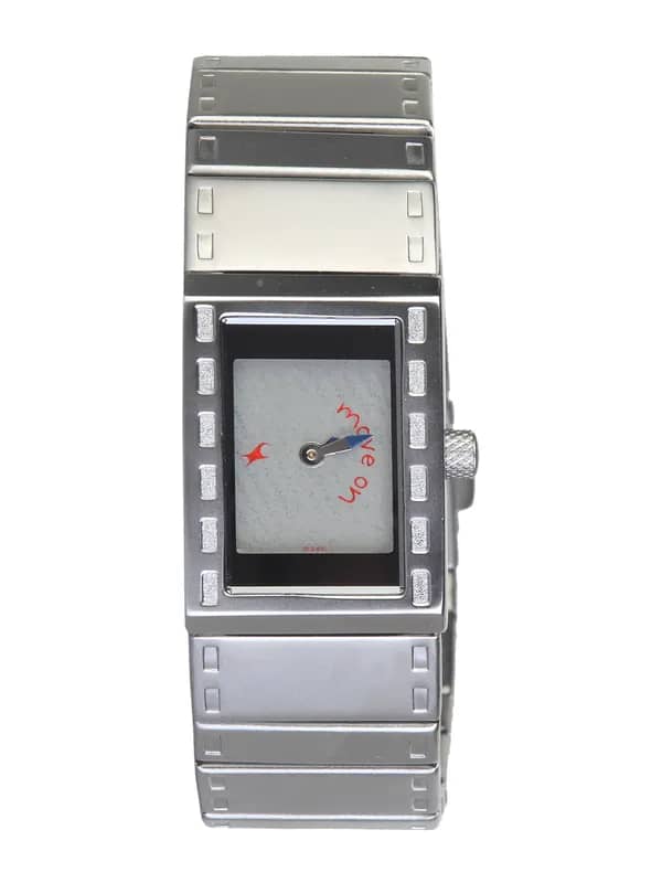 Fastrack Women Denim Analogue Steel Watch