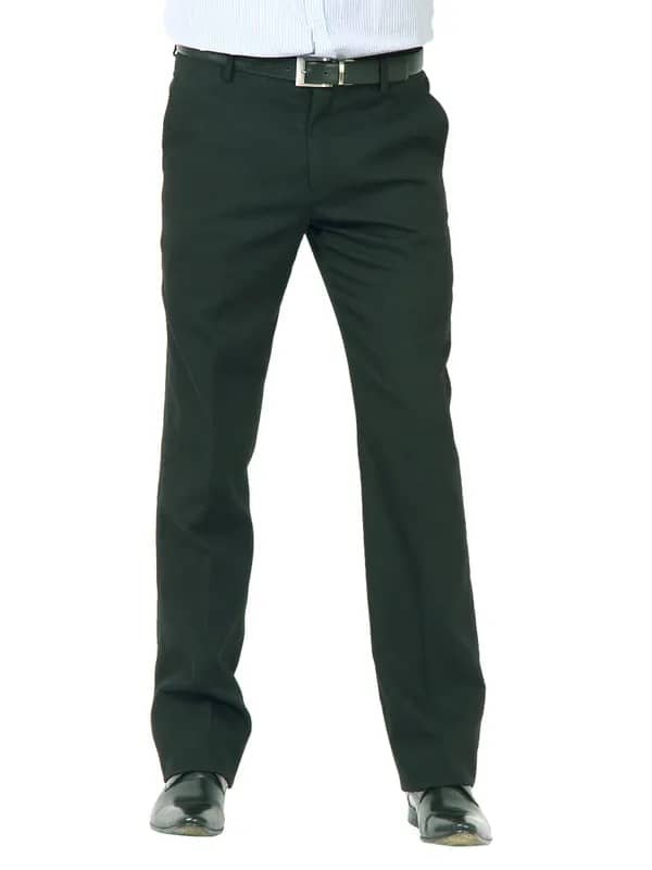 John Miller Men Black Trousers