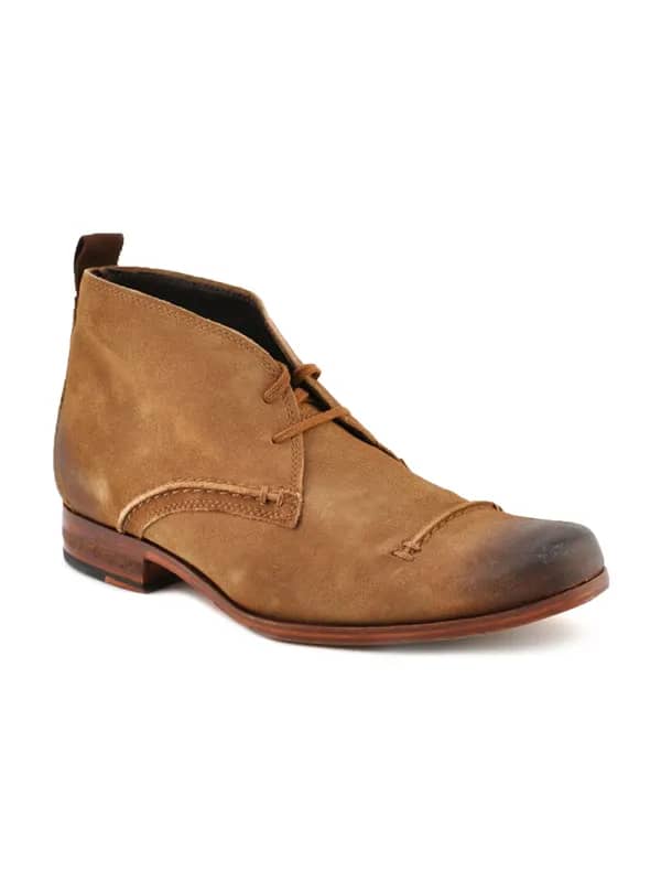 Clarks Men Goto Hi Cola Suede Brown Shoes