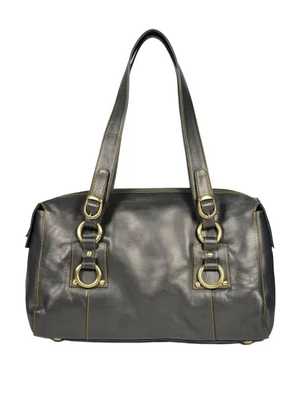 Murcia Women Lambretta Black Green Handbags