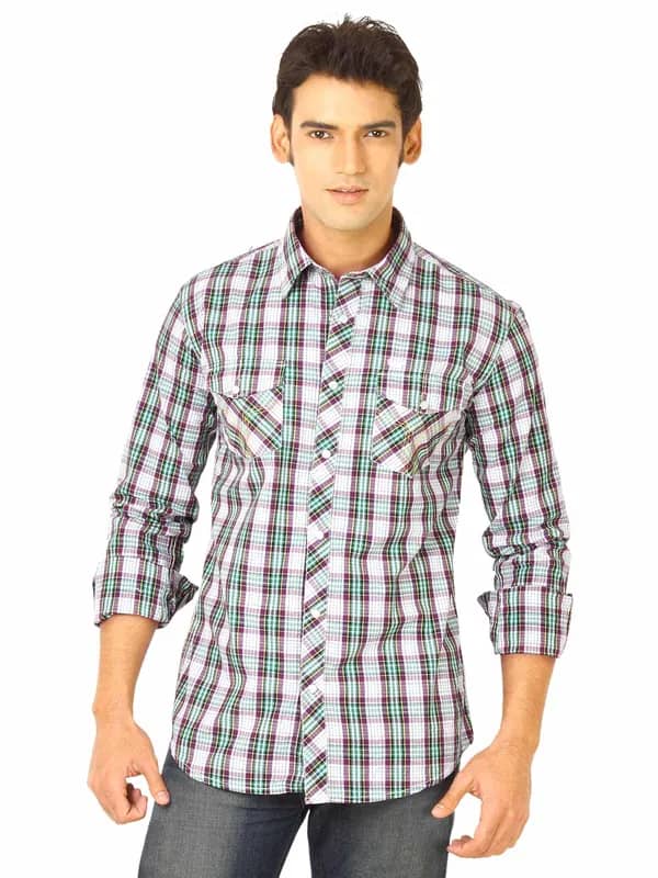 Flying Machine Men FS Purple Shirts