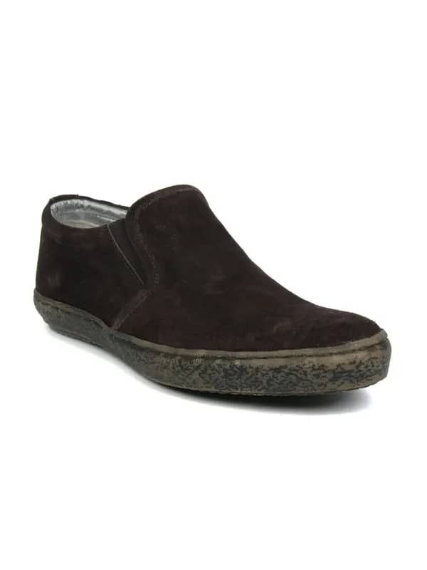 Carlton London Men Brown Slip-On Shoes