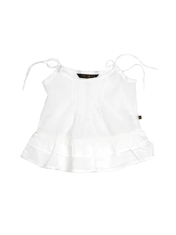 Doodle Girl Little frock White Tops