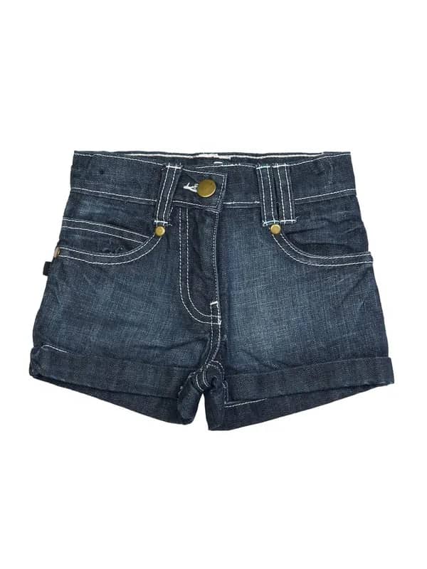 Doodle Girl Hot shorts ice wash Blue Shorts