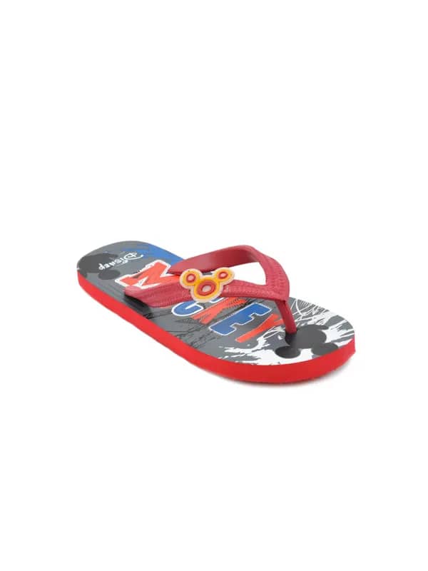 Disney Unisex Kids Only Mickey Red Flip Flops