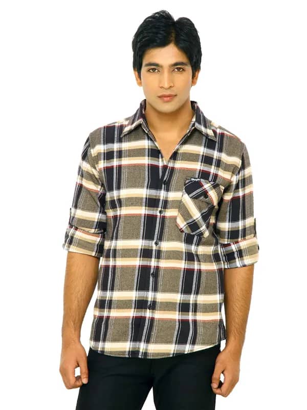 Wrangler Men City Work Black Shirts