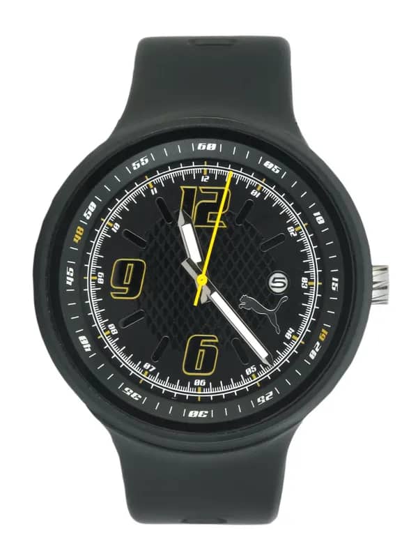 Puma Men Slick 3HD Yellow Black Watches