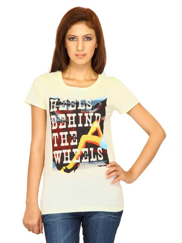 Inkfruit Women Behind Cream Tshirts