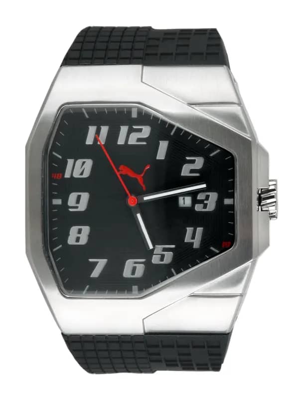Puma Men Dial With Steel finish frame Black Watches