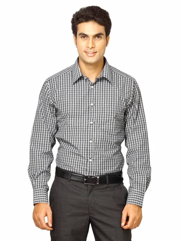 Scullers Men Price Catch Black Shirts