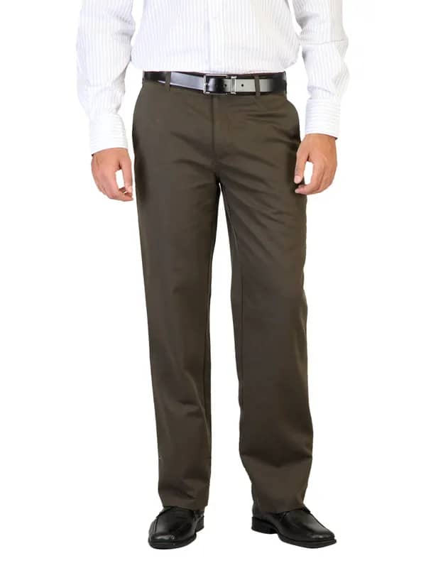 Indigo Nation Men Tro Olive Trousers