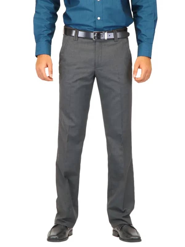 Indigo Nation Men TR Yarn Dyed Black Trousers