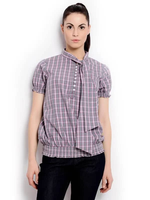 United Colors Of Benetton Women Light Winter Grey Tops