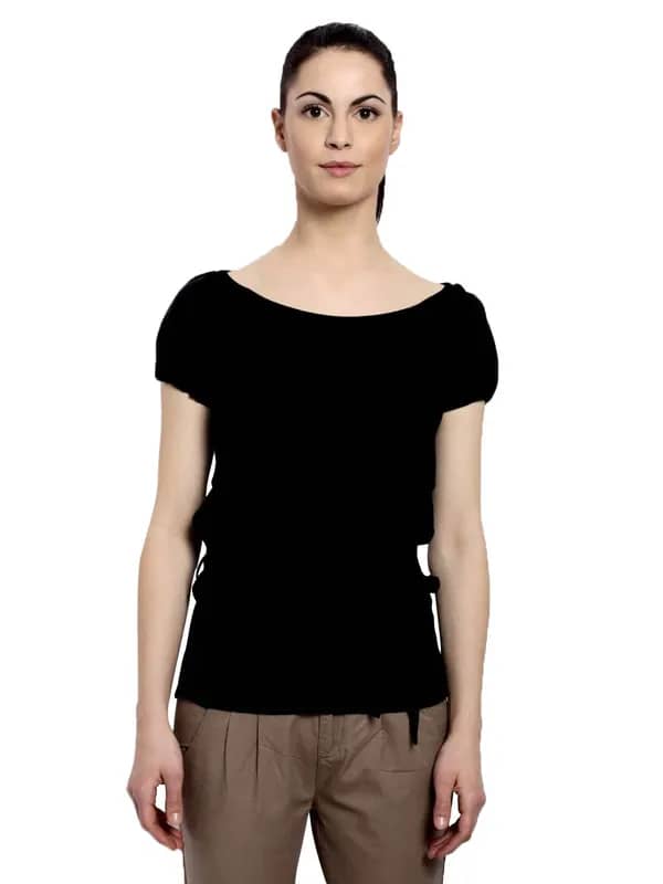 United Colors of Benetton Women Winter Black Top