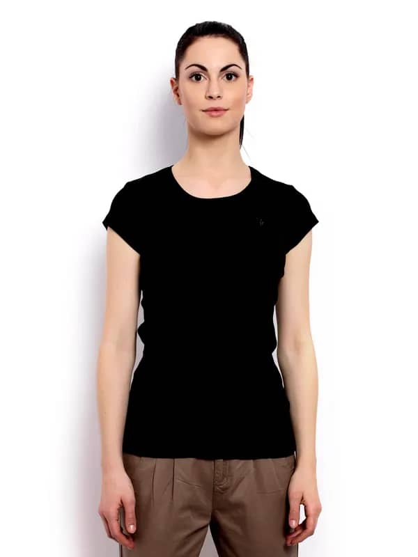United Colors of Benetton Women Light Winter Black Tops