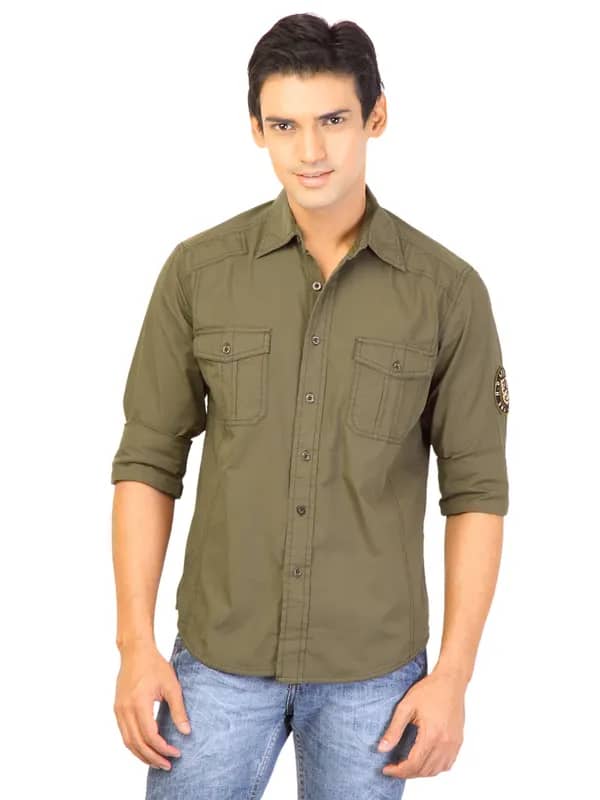 Lee Men Check Grey Shirts