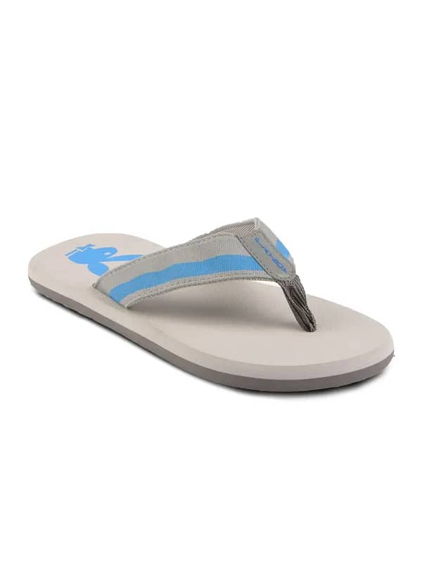 Playboy Men Grey Flip Flops