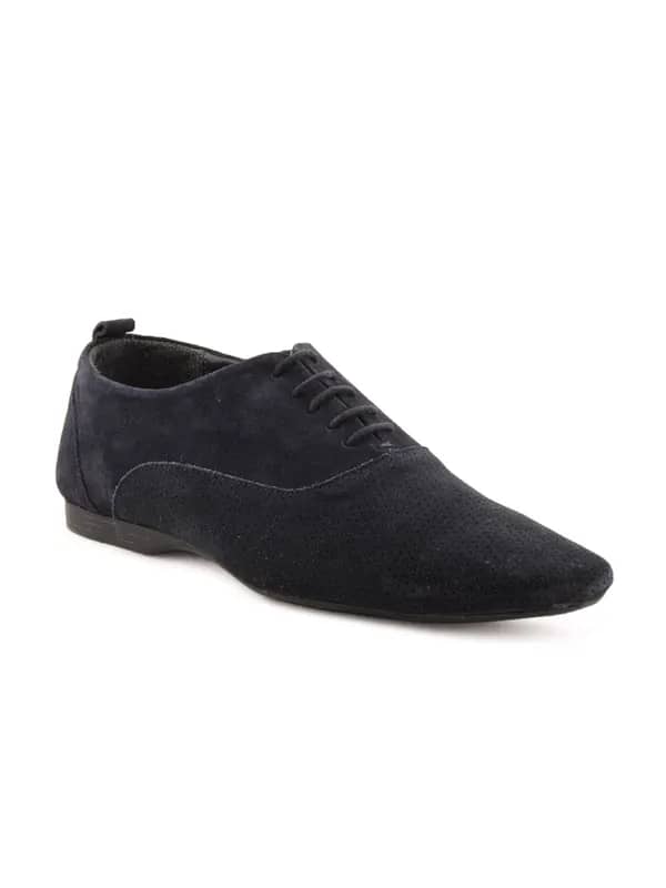 Franco Leone Men Formal Blue Formal Shoes