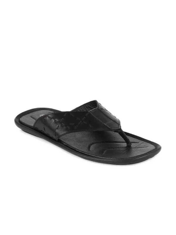 Franco Leone Men Casual Black Sandals