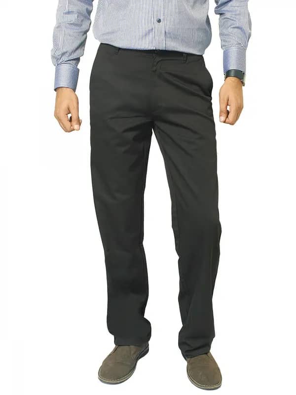 Basics Men Olive Trousers