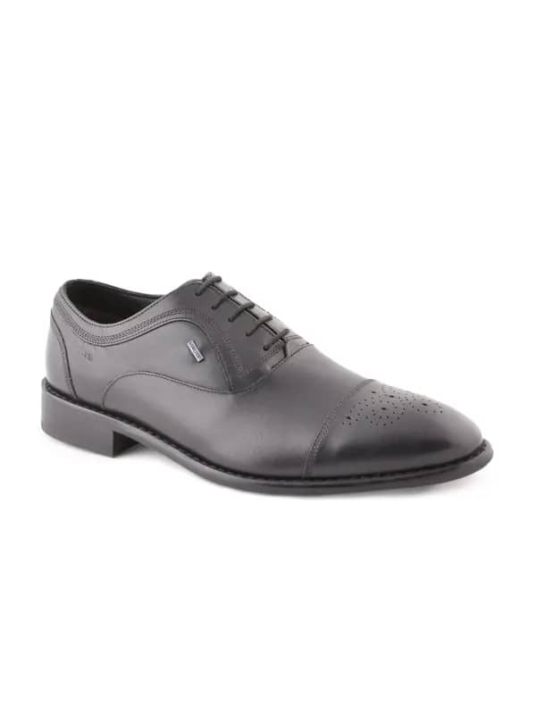 Clarks Men Leather Black Formal Shoes