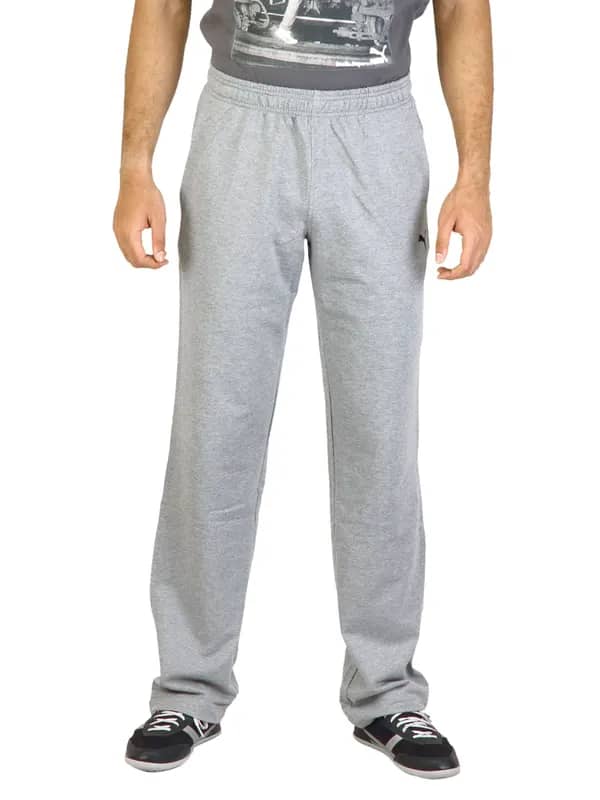 Puma Men Solid Grey Track Pants
