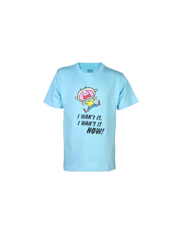 Tantra Unisex Printed Blue Tshirts