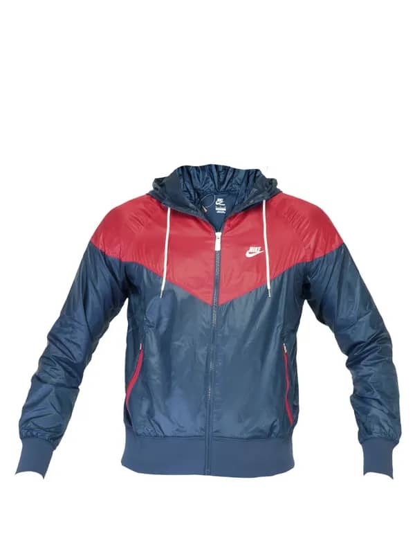 Nike Men Zip Pocket Blue Jackets