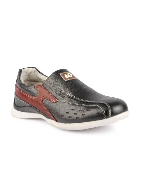 iD Men Casual Black Shoes