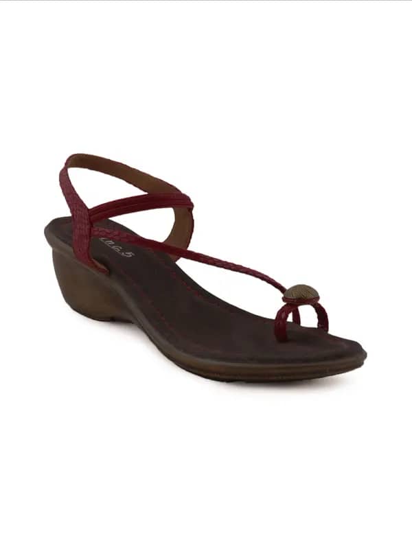 Inc 5 Women Casual Maroon Sandals