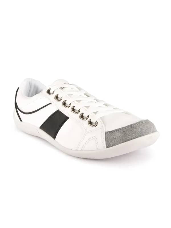 Numero Uno Men White Casual Shoes