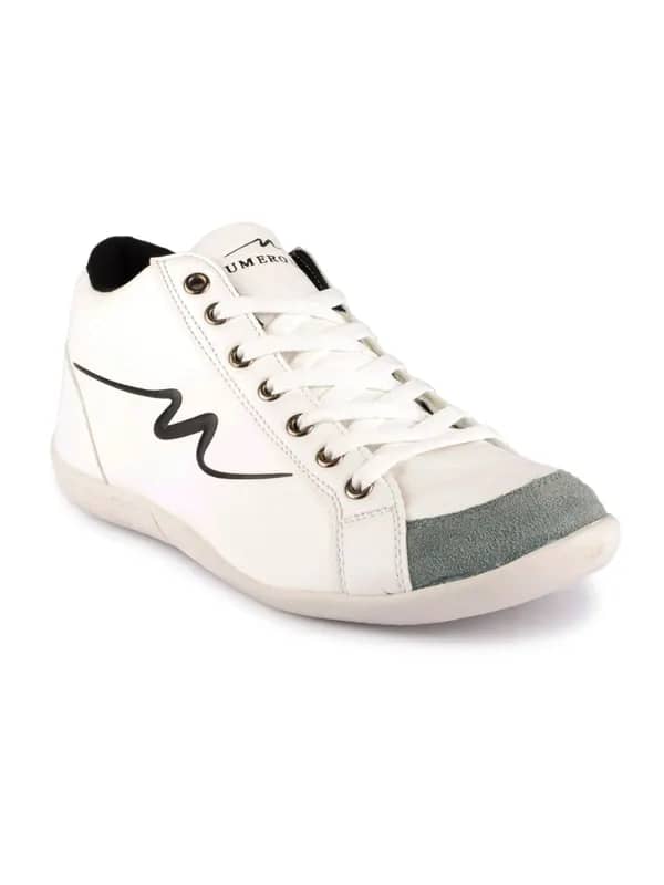 Numero Uno Men White Casual Shoes