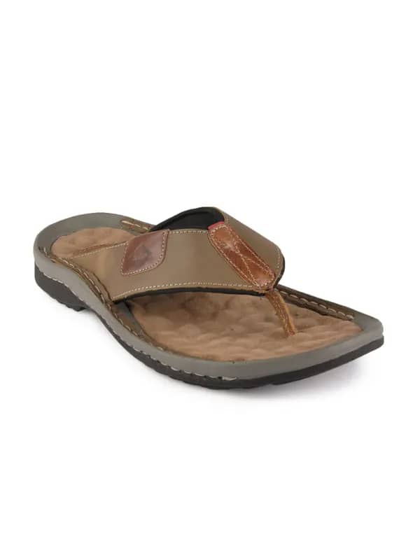 Lee Cooper Men Olive Slippers