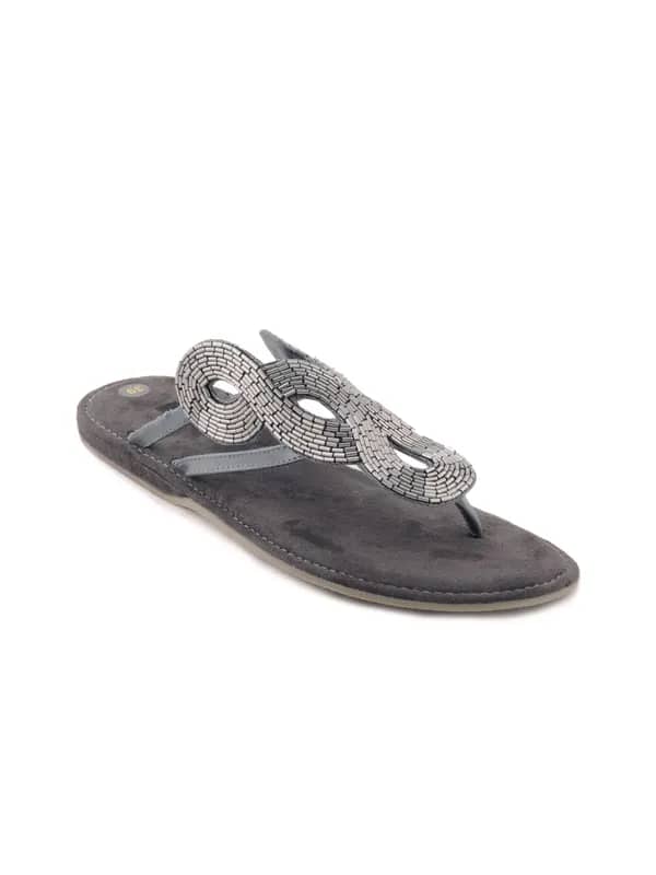 Inc 5 Women Casual Silver Flats