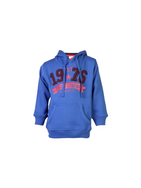 Palm Tree Kids Boys Printed Blue Sweatshirts