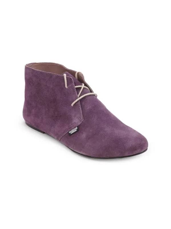 Carlton London Women Purple Flat Shoes
