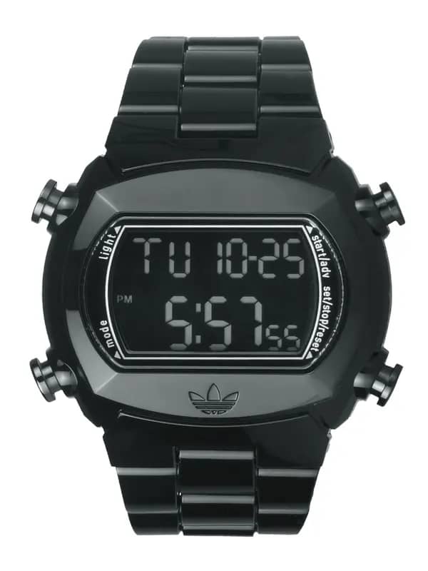 ADIDAS Unisex Black Strap Black Watches