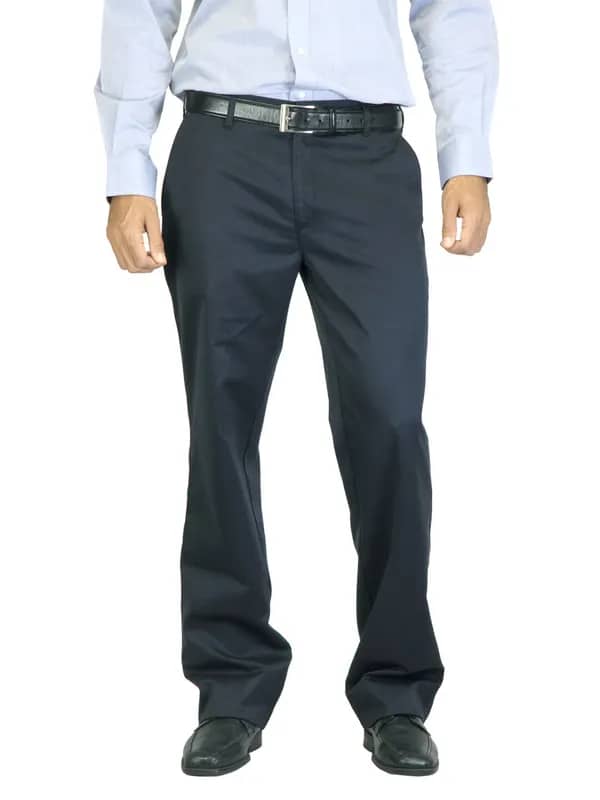Indigo Nation Men Solid Blue Trousers