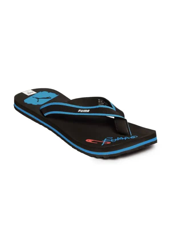 Puma Men Pop Art Black Flip Flops
