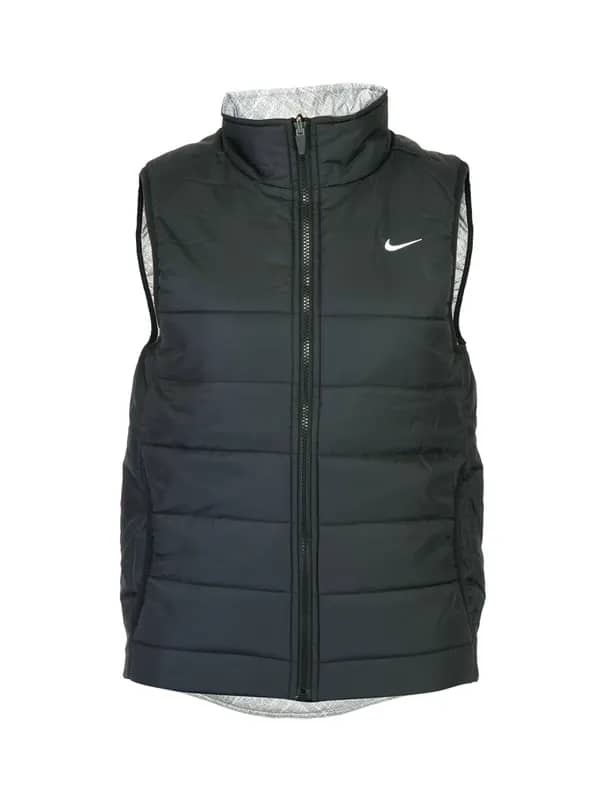 Nike Women Solid Black Jackets
