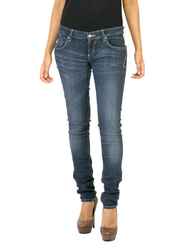 Flying Machine Women Washed Blue Jeans