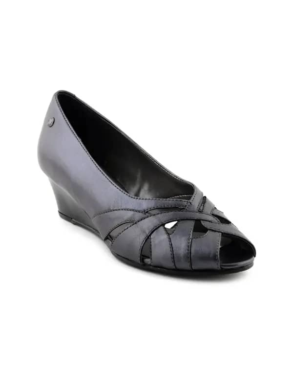 Enroute Women Casual DK.Grey Wedges