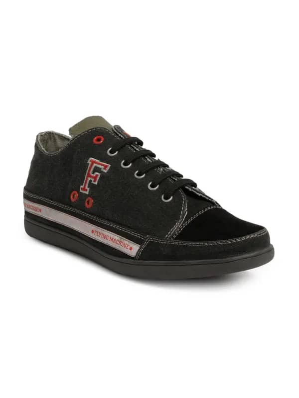 Flying Machine Men Casual Black Casual Shoes