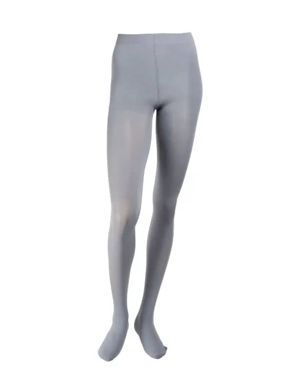 United Colors of Benetton Women Solid Grey Stockings