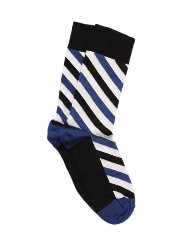 United Colors of Benetton Men Stripes Blue Socks