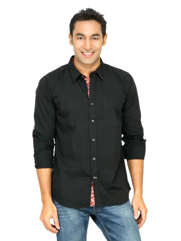 Probase Men Classic Black Shirts