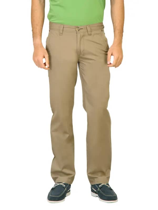 Basics Men Khaki Trousers