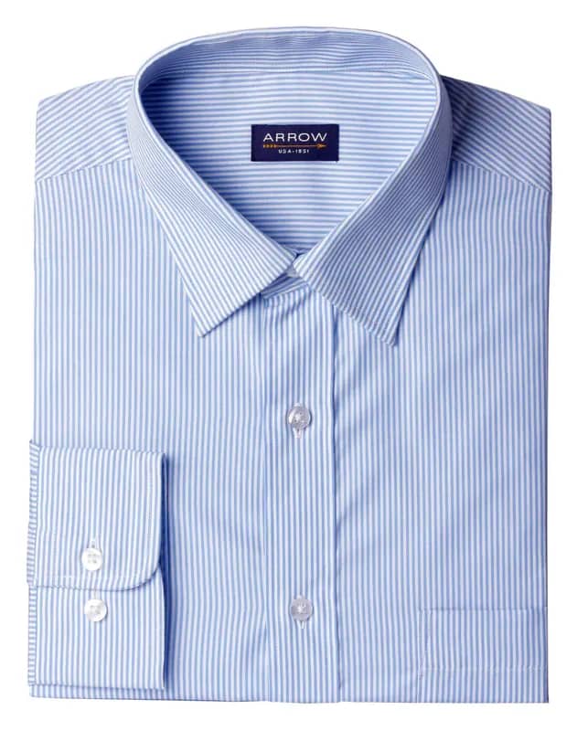 Arrow Men Stripes Blue Shirts