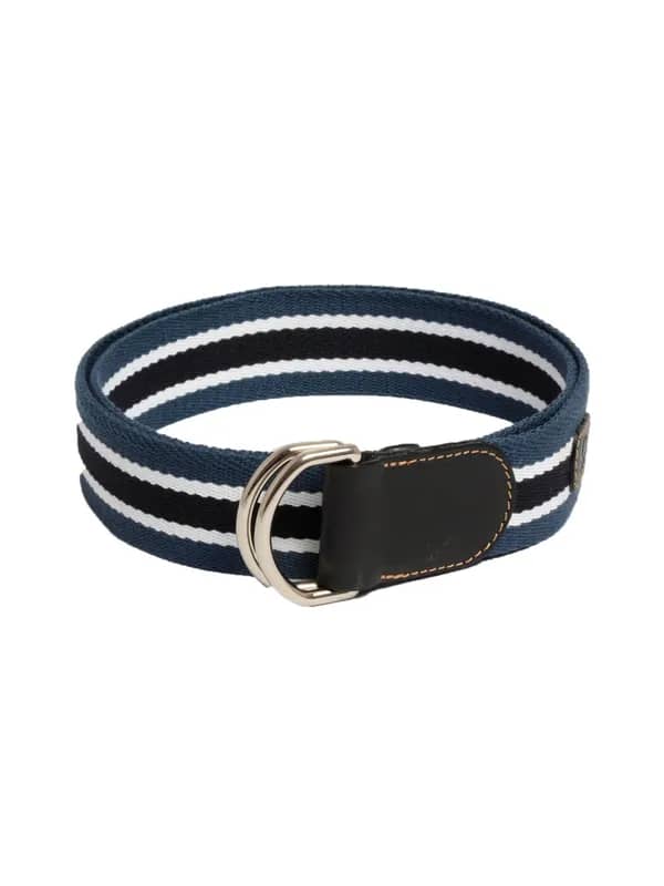 United Colors of Benetton Men Stripes Blue Belts